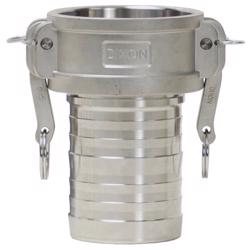 G400-C-SSCR 316 SS Global Crimp Style Cam & Groove Type C coupler x hose shank G400-C-SSCR Stainless Steel Type C Cam & Groove Type C coupler x hose shank